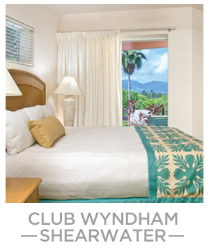 Club Wyndham Shearwater Resort in Hawaii from Pahio and Extra Holidays