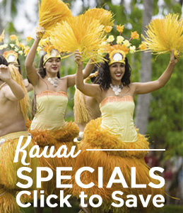 Special Deals for Kauai Resort Vacations in Hawaii from Pahio and Extra Holidays